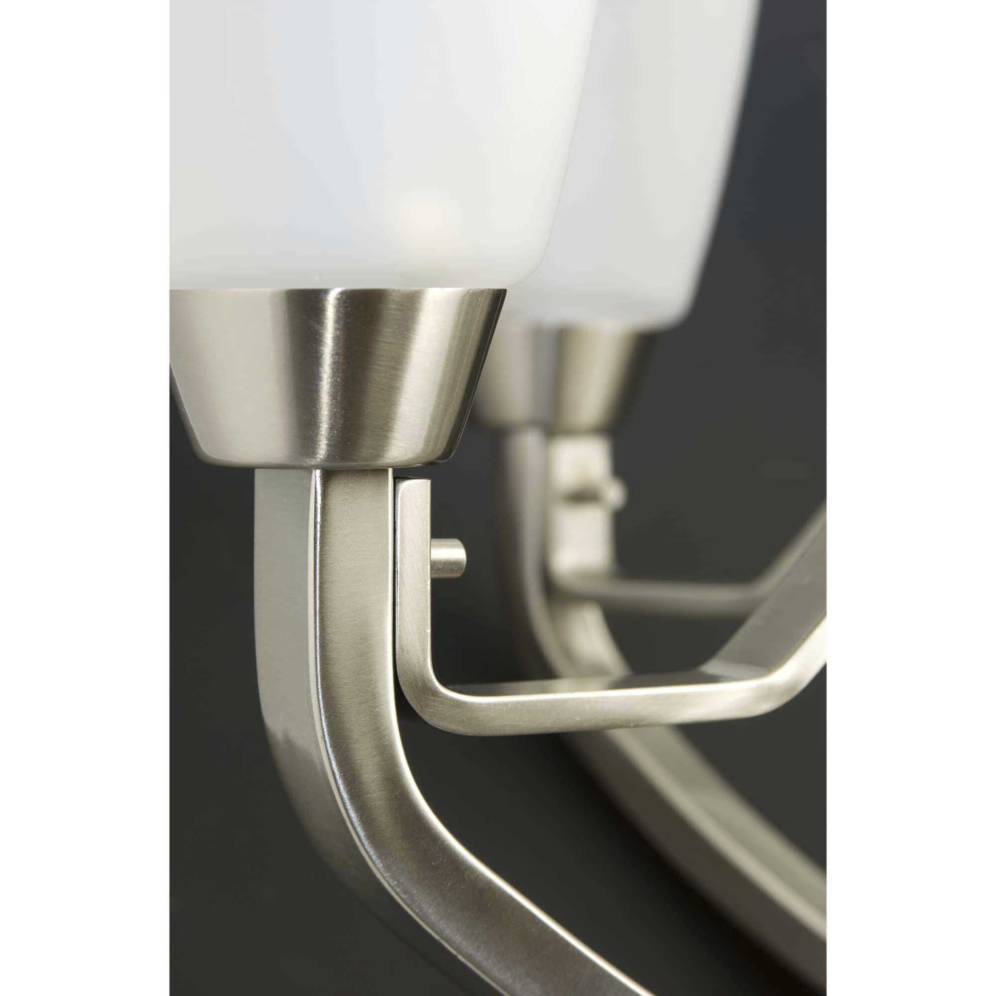 Wisten 3 Light 21 inch Brushed Nickel Bath Vanity Wall Light in Bulbs Not Included, Standard